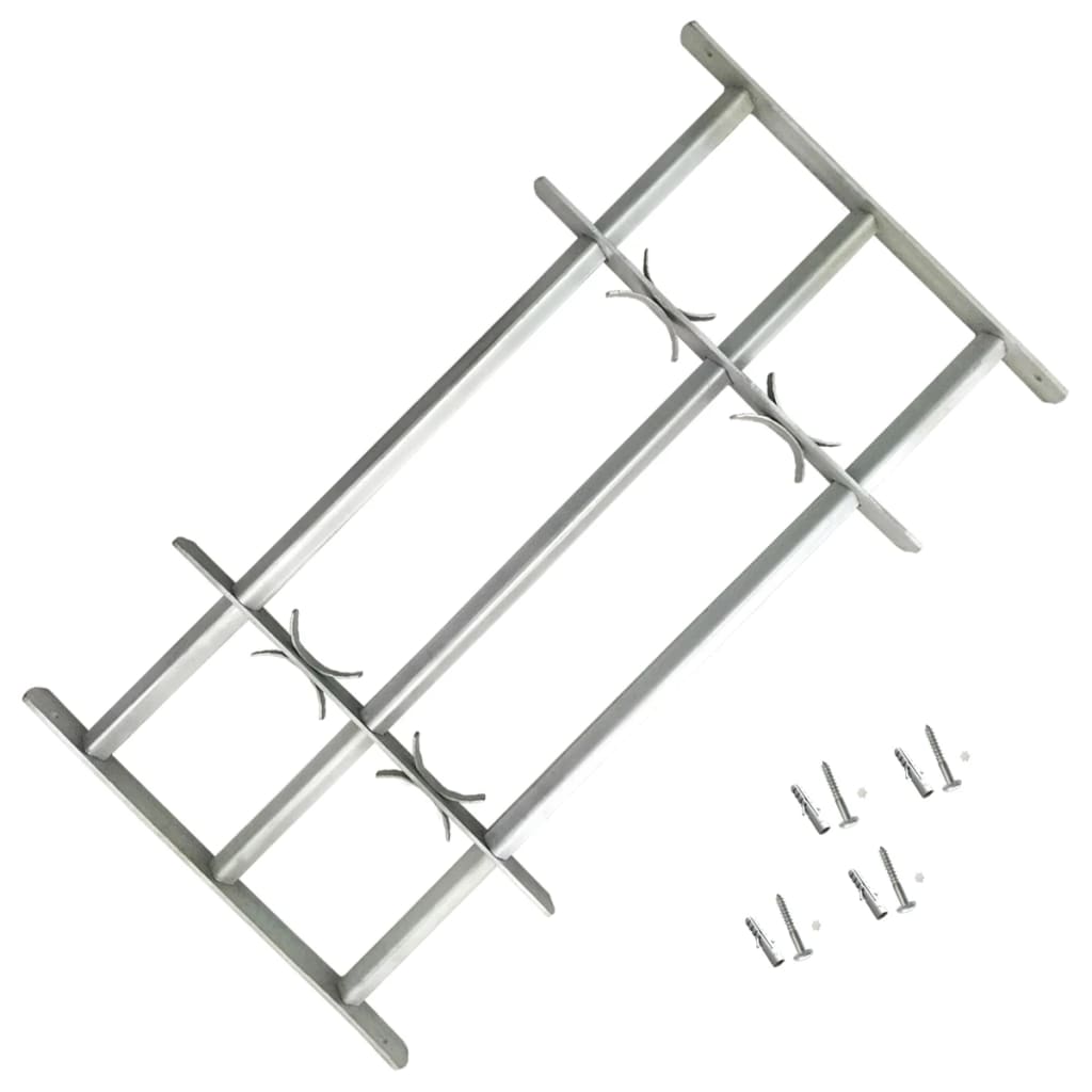 foto del prodotto grate per finestre regolabili 3 barre trasversali 700 1050 mm cod mxl 68122