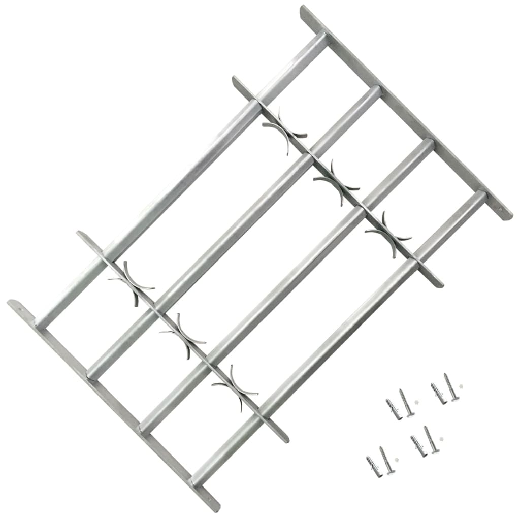 foto del prodotto grate per finestre regolabili 4 barre trasversali 1000 1500 mm cod mxl 73582