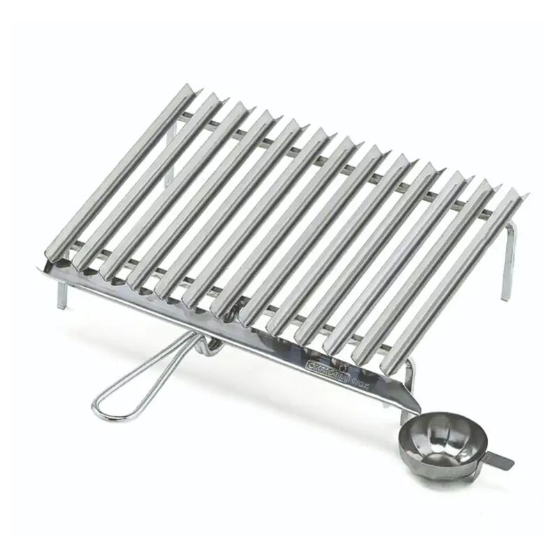 foto del prodotto graticola barbecue griglia in acciaio inox 40x35 cm made in italy ompagrill