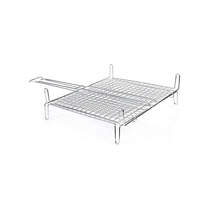 foto del prodotto graticola doppia con piatto cm 40x45