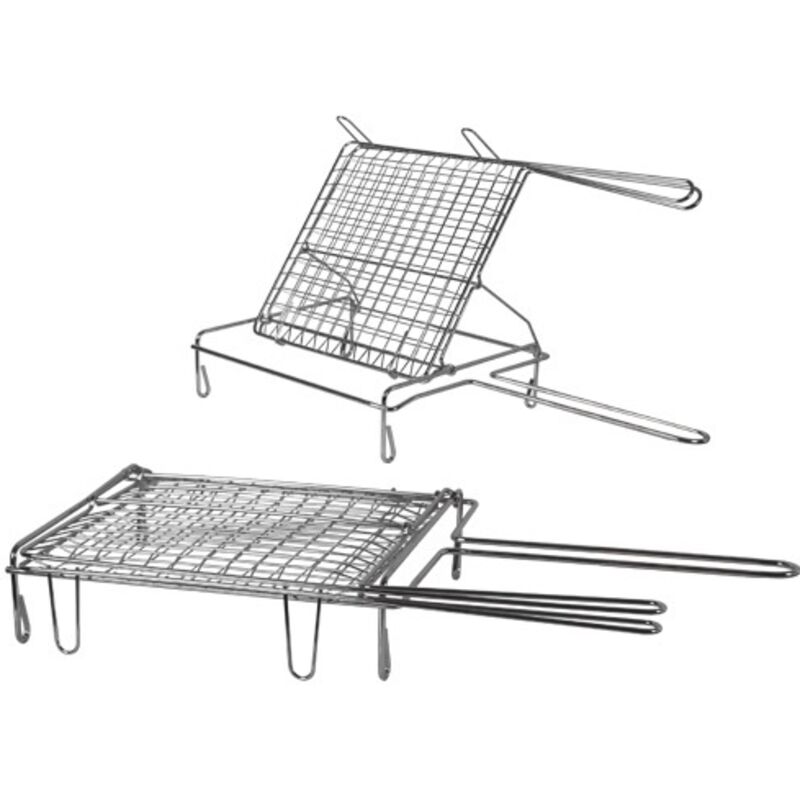 foto del prodotto graticola el gaucho ribaltabile in acciaio 30x40