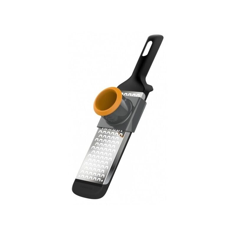 foto del prodotto grattugia, grana grossa, dimensioni 32 x 8 cm, metallo plastica, functional form, 1014410 fiskars