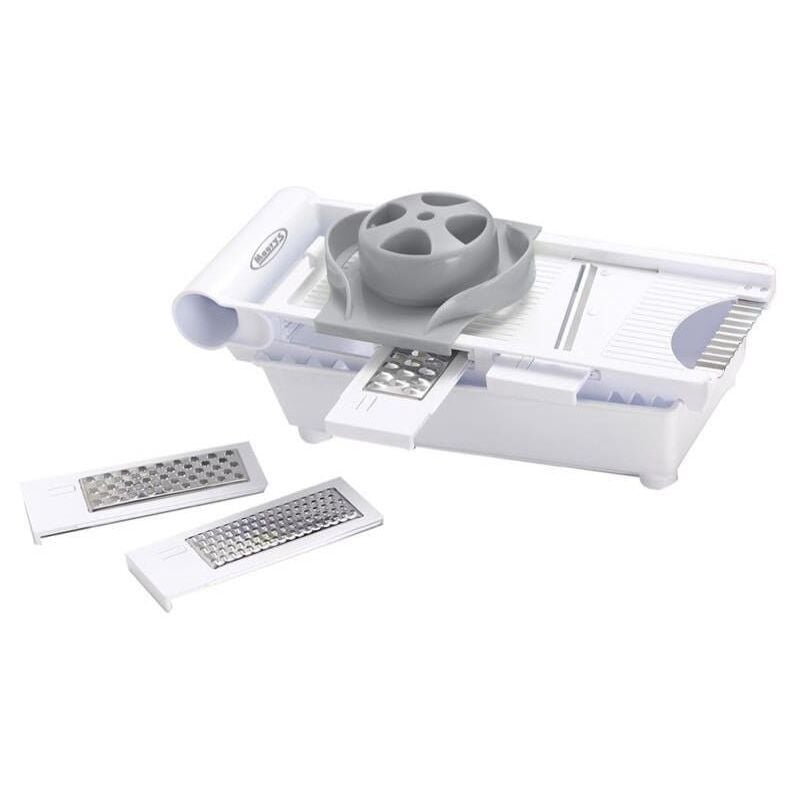 foto del prodotto grattugia manuale con 5 lame multiuso - maury's