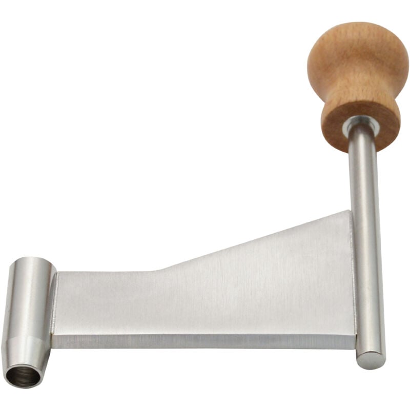 foto del prodotto grattugia per formaggio, grattugia per formaggio, manico in legno di cioccolato, utensile da cucina multifunzionale per grattugia per formaggio