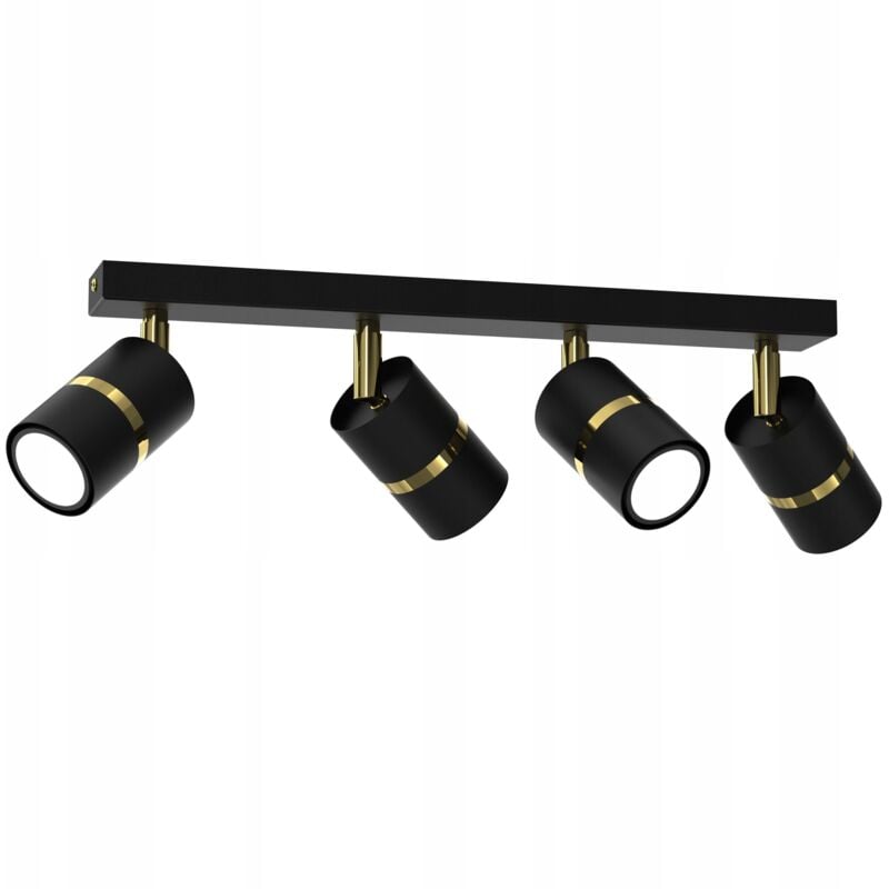 foto del prodotto gratuito. lampada da soffitto a striscia ewilight jokeys, orientabile 4x gu10