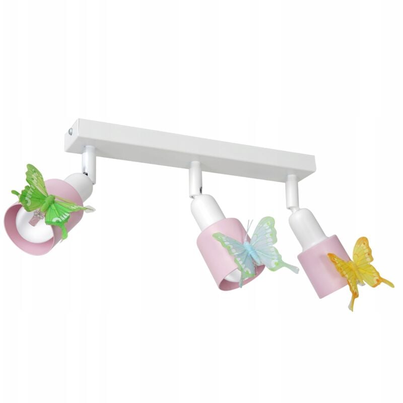 foto del prodotto gratuito. lampada da soffitto ewilight butterflies, 3x e14, spot orientabili