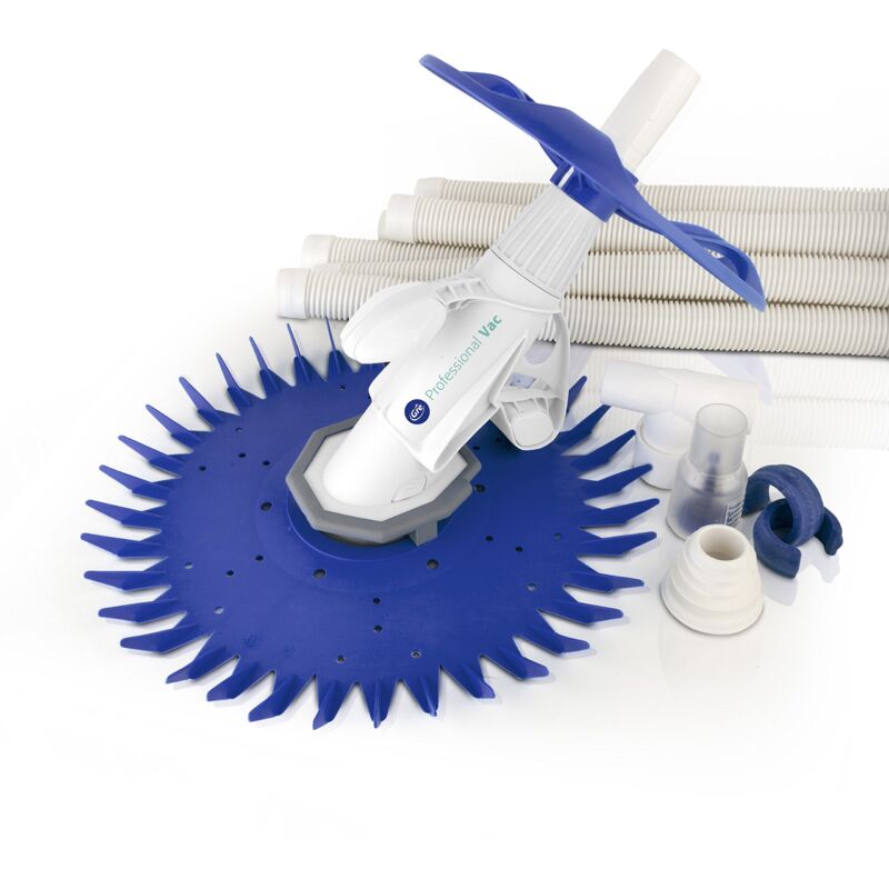 foto del prodotto gre 19007 professional vac puliscifondo automatico ad aspirazione per piscine fuori terra, richiede un sistema di filtrazione minimo di 1 3 cv.