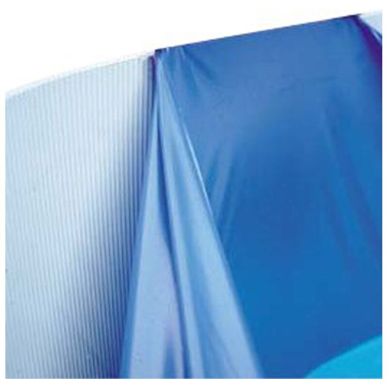 foto del prodotto gre fsp400 liner per piscine rotonde, 400 x 90 cm l x a , sistema overlap, colore blu