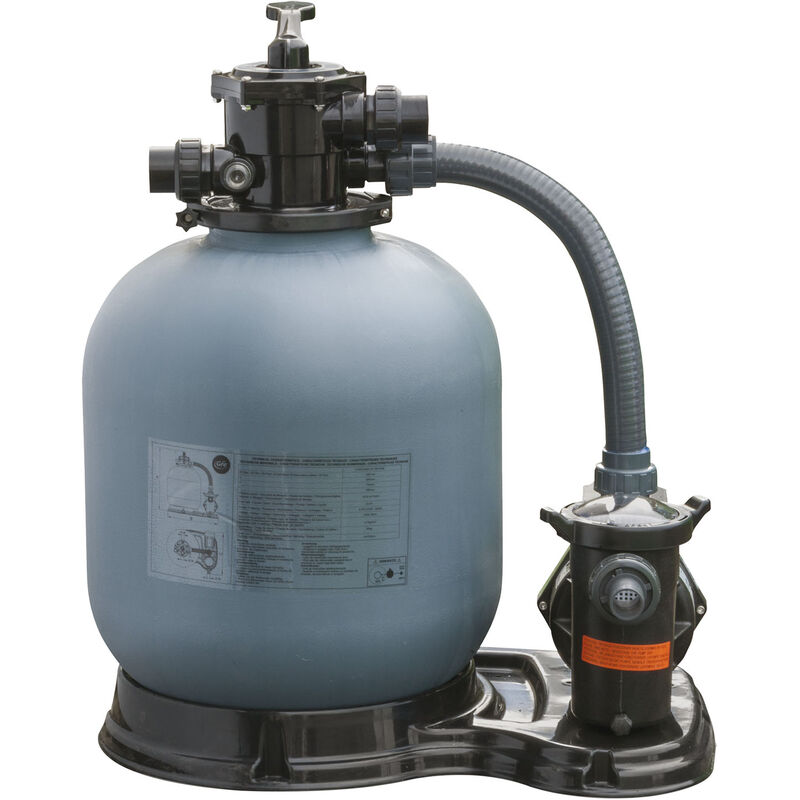 foto del prodotto gre pompa filtro a sabbia per piscina 10000 l h fs 550