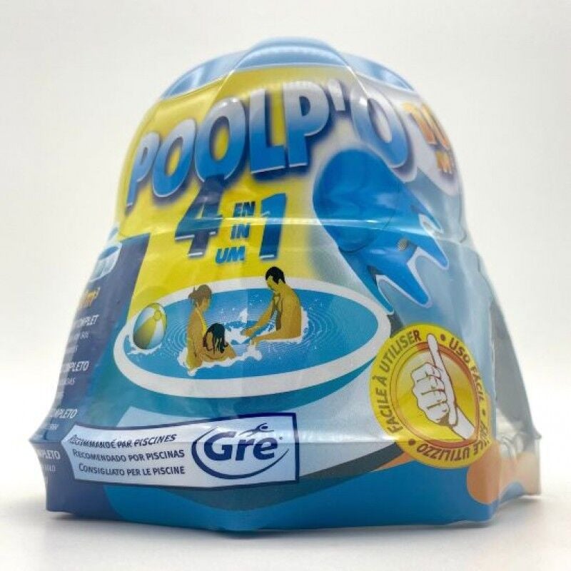 foto del prodotto gre - poolp'o trattamento acqua polpo 10mc 4 azioni cloro antialghe flocculante 08012l