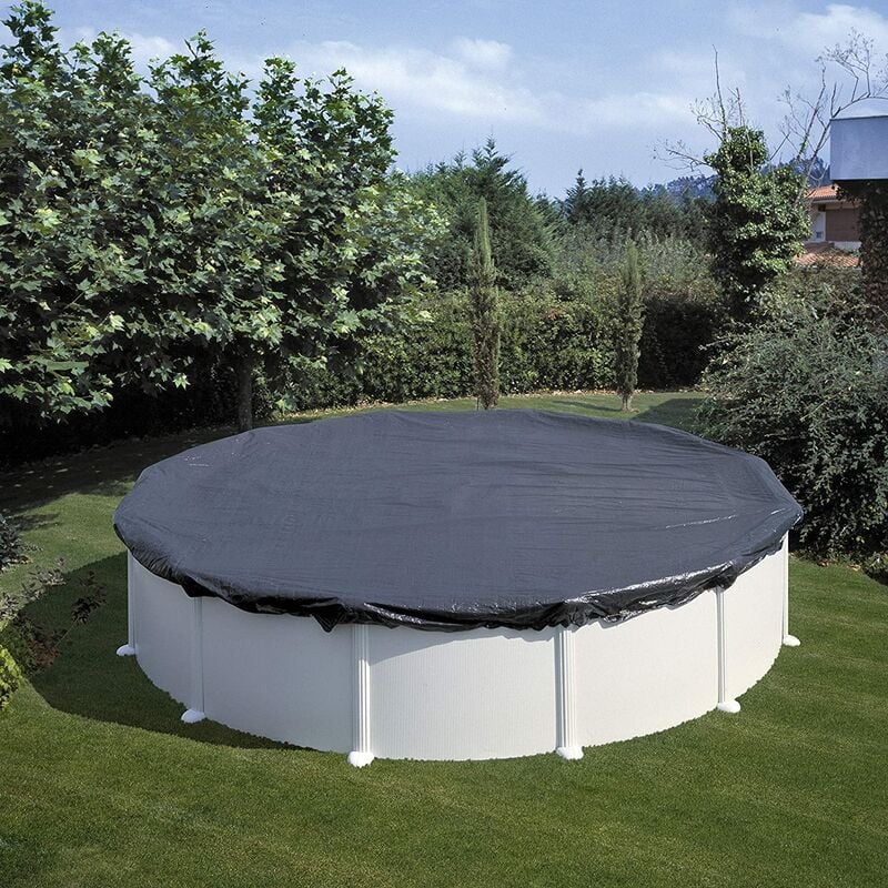 foto del prodotto gre telo copertura invernale per piscine tonde in acciaio diam 440cm cipr351