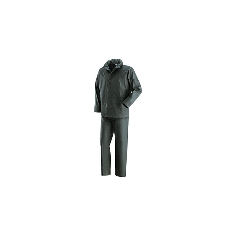 foto del prodotto green bay impermeabile giacca pantalone in poliuretano verde tg.m colore verde