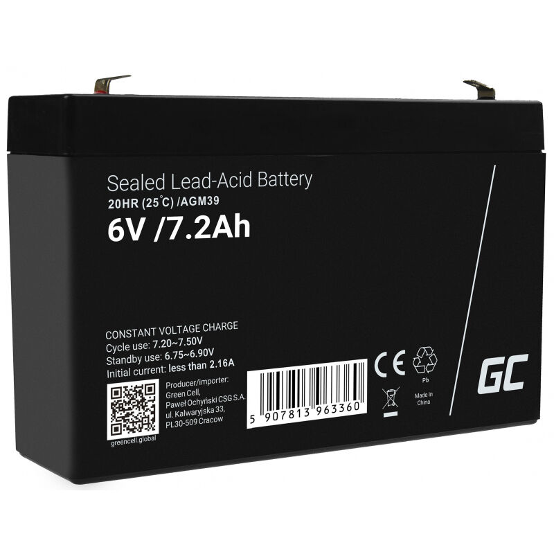foto del prodotto green cell agm39 accessorio e ricambio per radio modello control rc batterie
