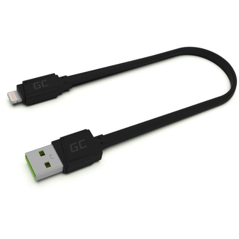 foto del prodotto green cell gcmatte kabel lightning kabel 25 cm mit unterst tzung f r apple 2,4 a schnellladung