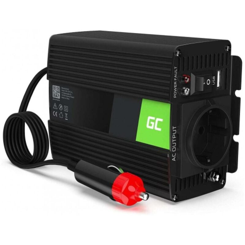 foto del prodotto green cell power inverter da 24v a 230v 150w 300w inv30