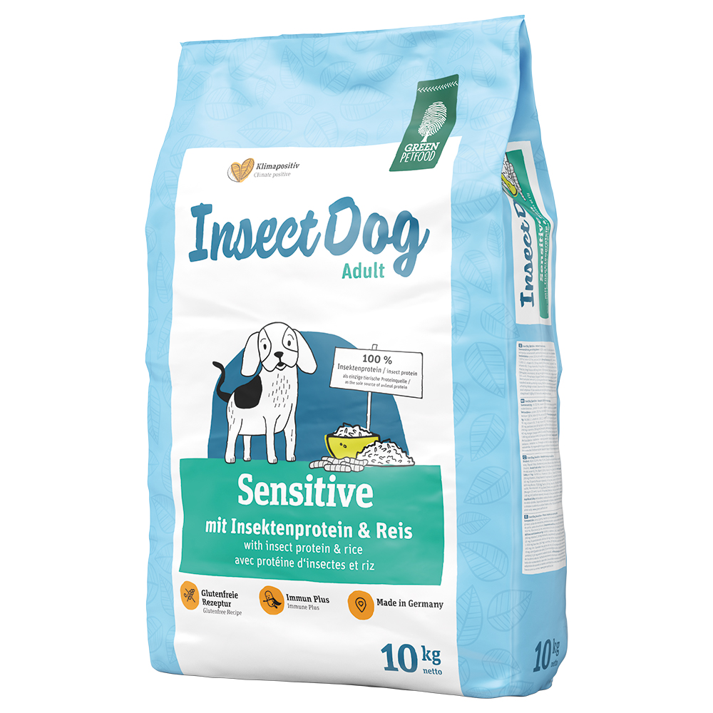 foto del prodotto green petfood insectdog sensitive alimento secco per cani 10 kg