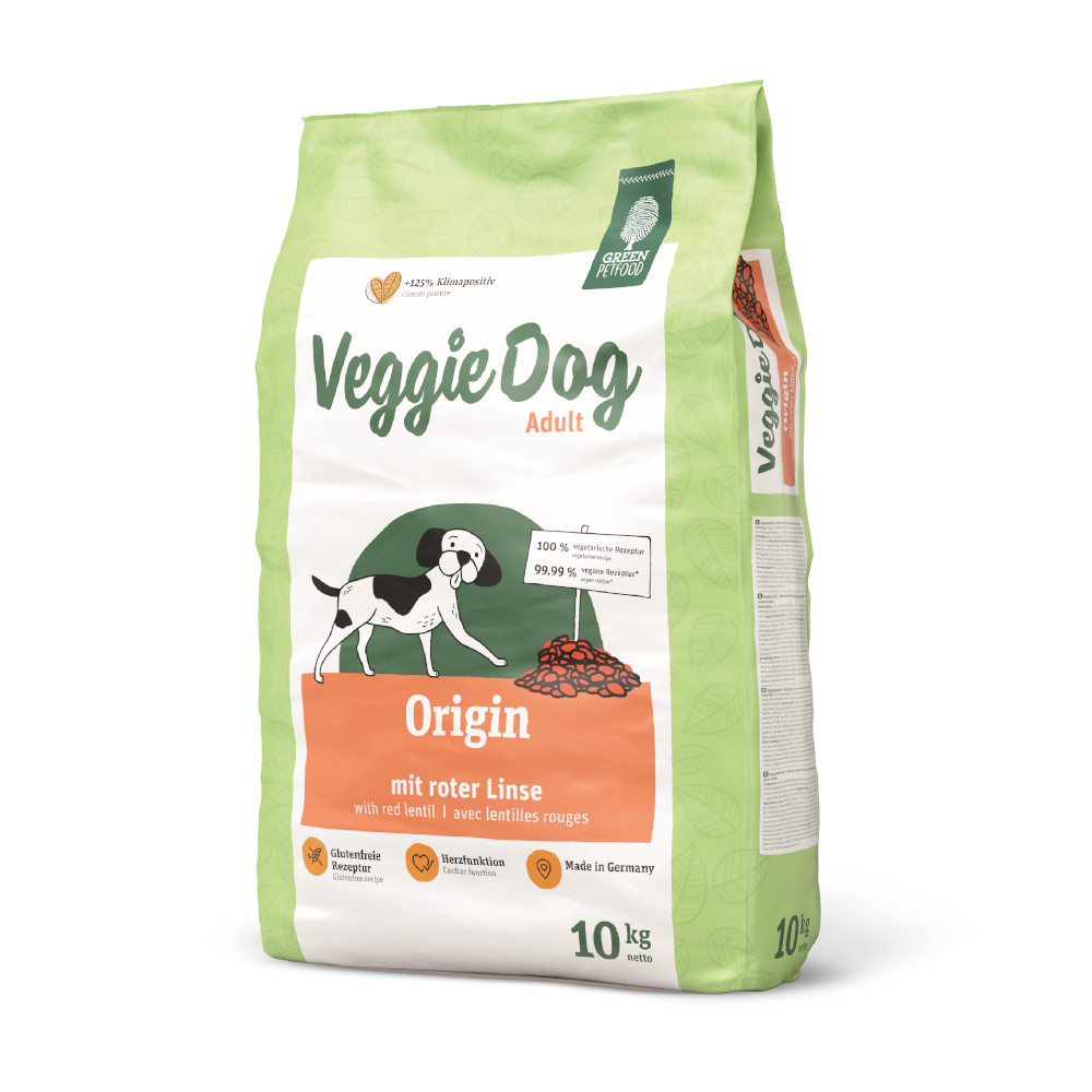 foto del prodotto green petfood veggiedog origin crocchette cane 10 kg