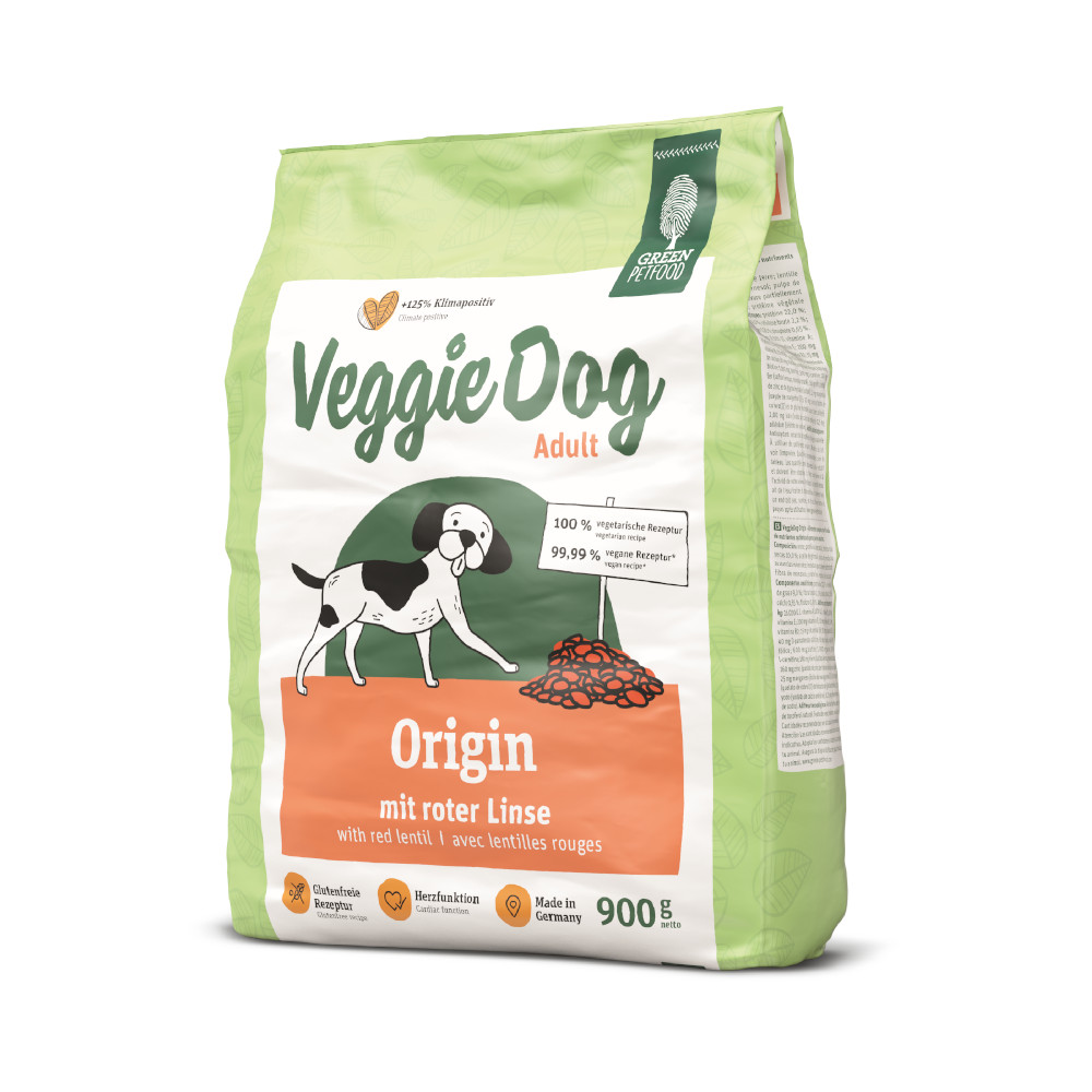 foto del prodotto green petfood veggiedog origin crocchette cane 900 g