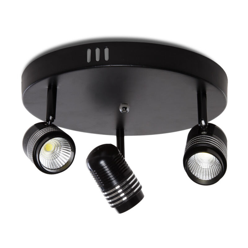 foto del prodotto greenice applique a led 27w 2.430lm 6000 k arianna 40.000h ho 3x9cob walllight b cw 
