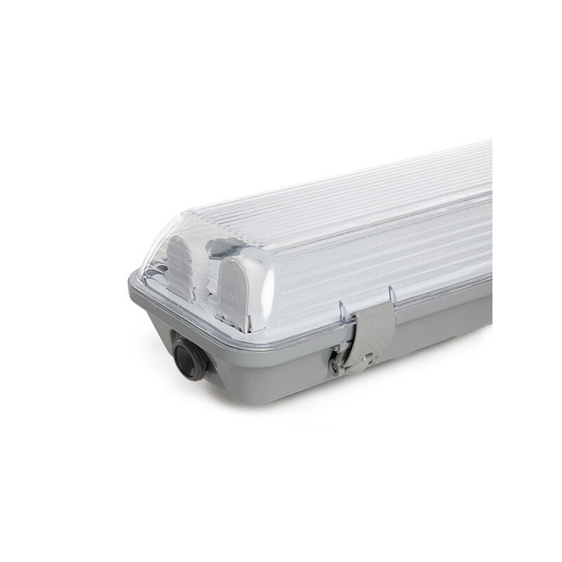 foto del prodotto greenice attrezzatura impermeabile ip65 2 x tubo led 1500 mm abs pc clip in acciaio inossidabile