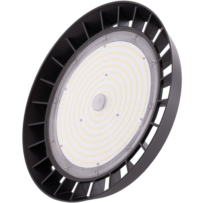 foto del prodotto greenice campana led 100w 20.000lm 6000 k pro lifud 0 10v ip65 100.000h 1916 hvb100wp4 cw 