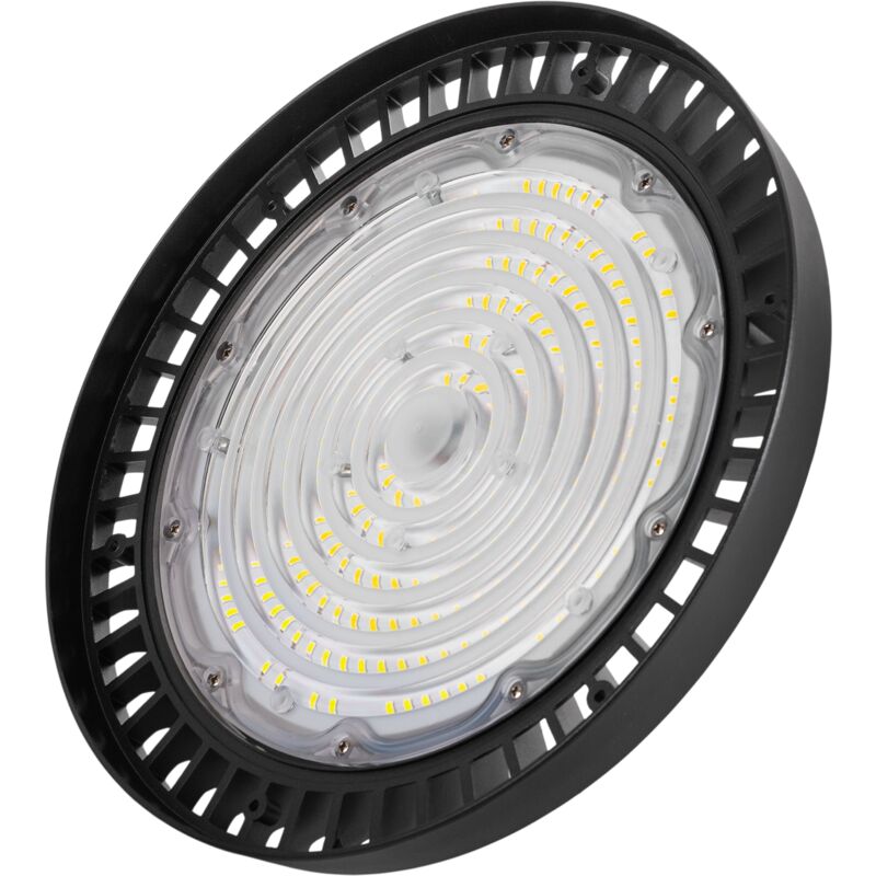foto del prodotto greenice campana led 200w 120w 160w 200w 34.000lm 6000 k pro lifud ip65 100.000h ho hb lf 200w 120w 160w 200w cw 