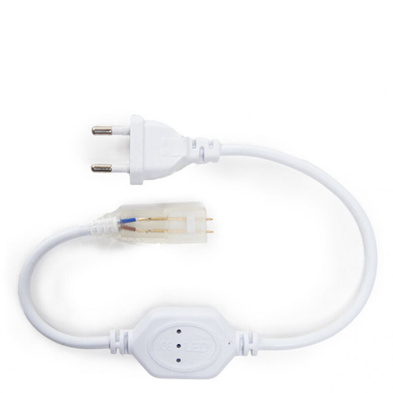 foto del prodotto greenice connettore a spina striscia led smd3528 220vac ip65 ho enchufe ip653528 
