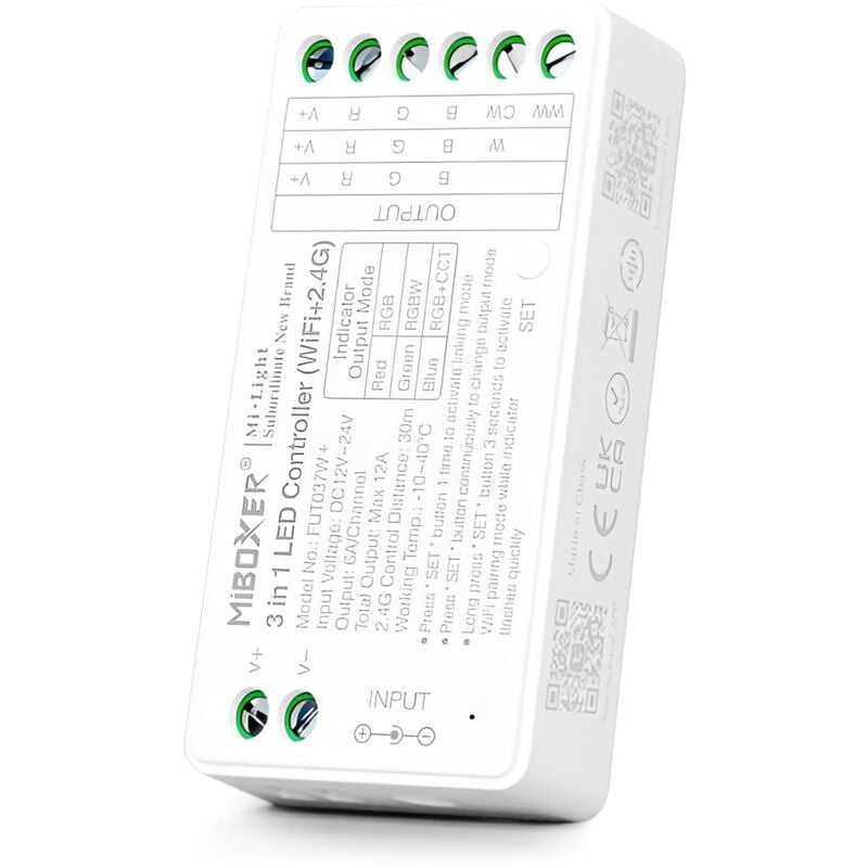 foto del prodotto greenice controller led 3 in 1 da 2,4 ghz hlp e3 rf 