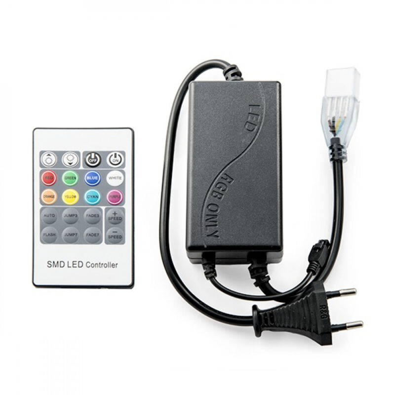 foto del prodotto greenice controllore striscia led rgb 220vac telecomando 50m ho con220rgbmd 