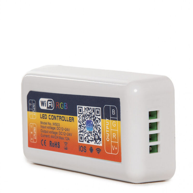 foto del prodotto greenice controllore wifi striscia led rgb compatibile alexa