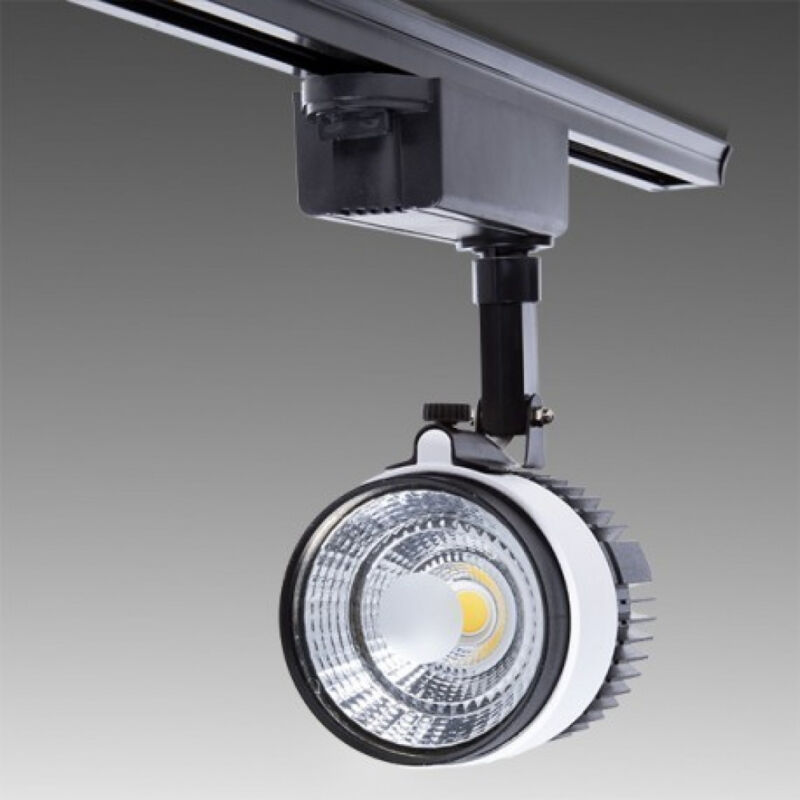 foto del prodotto greenice faretto da binario led 20w 1800lm cri85 4200 k leilani monofase 40.000h pl 218041 ww 