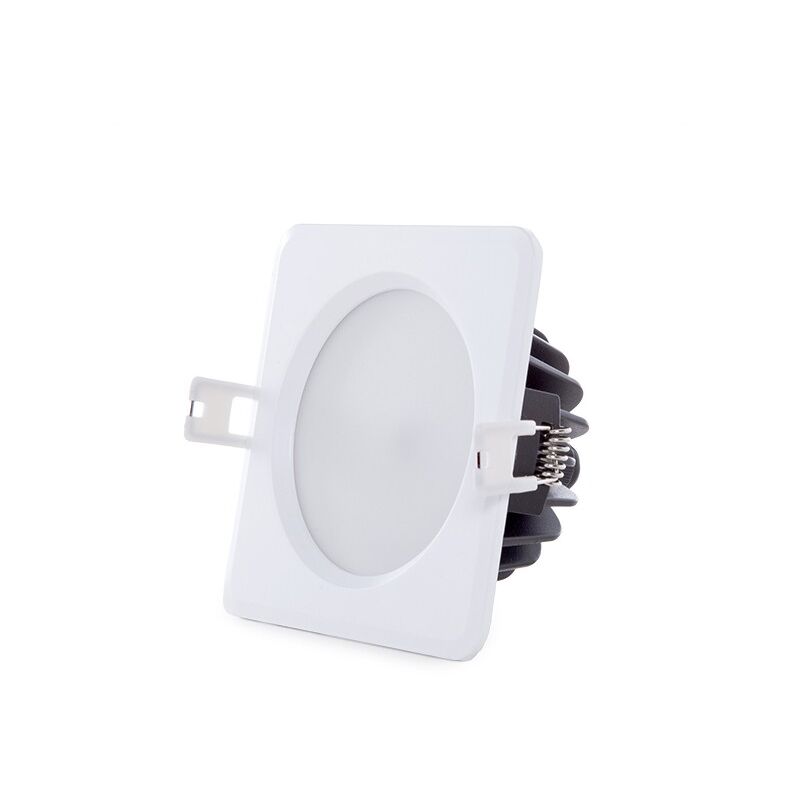 foto del prodotto greenice faretto led da incasso 15w 1264lm 3000 k ip65 bagni cucine 50.000h sl dlfs04 15w ww 