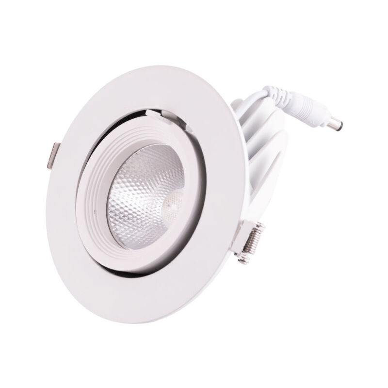 foto del prodotto greenice faretto led da incasso 15w 1500lm 4000 k circolare orientabile 40.000h ho cob c or 15w w 