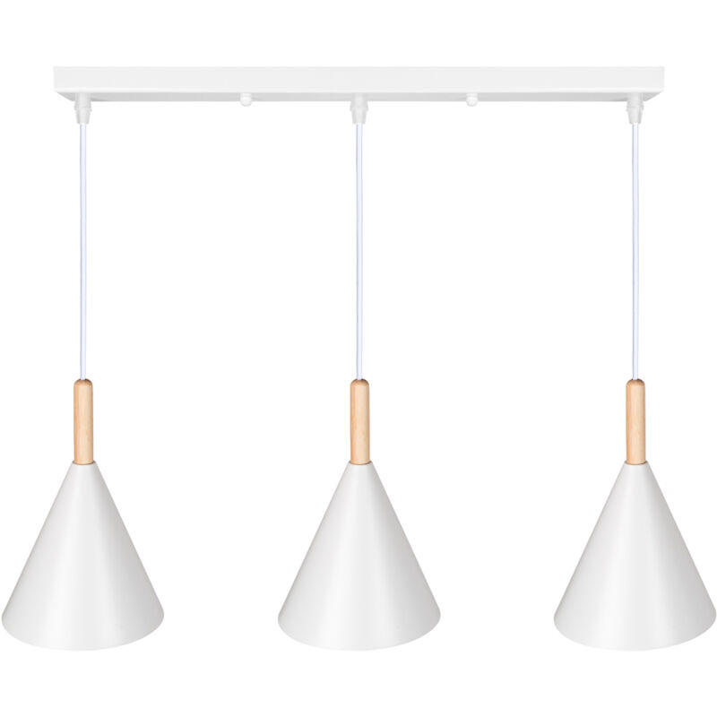 foto del prodotto greenice lampada a sospensione madeleine skd p130 3 w 
