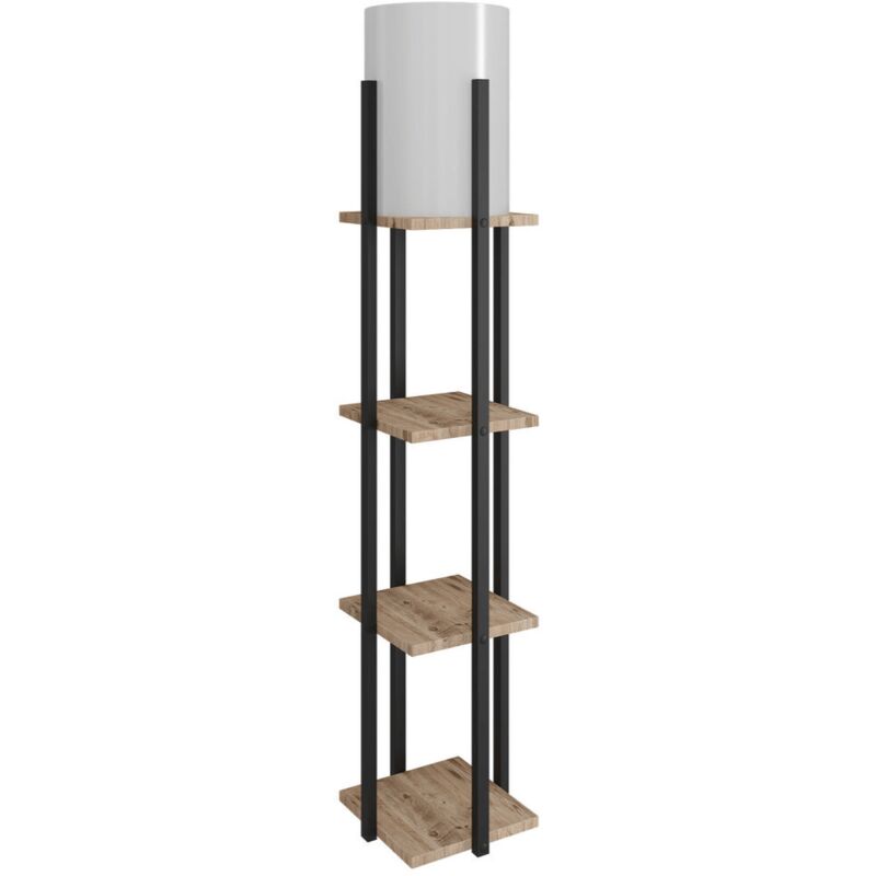 foto del prodotto greenice lampada con 3 ripiani quadrati h135 cm nora