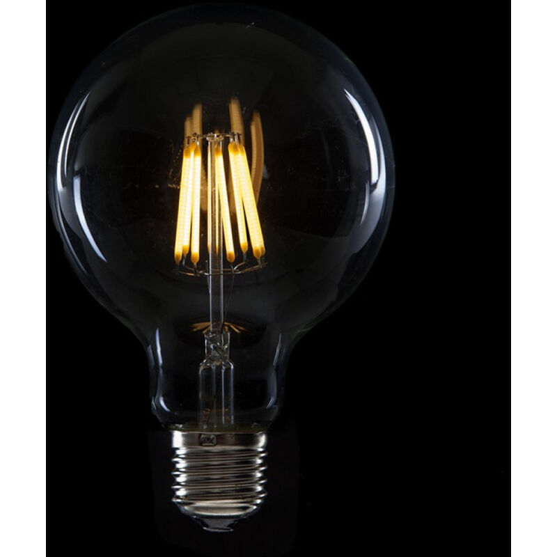 foto del prodotto greenice lampadina led e27 8w 576lm 2000 k filamento g95 40.000h ho lf g95 e27 8w ww 