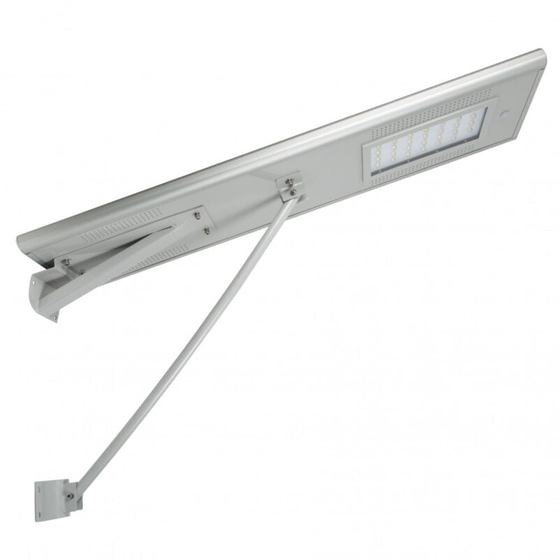 foto del prodotto greenice lampione stradale a led solare pannello 18v 65w 25w 2600lm 40 50 h
