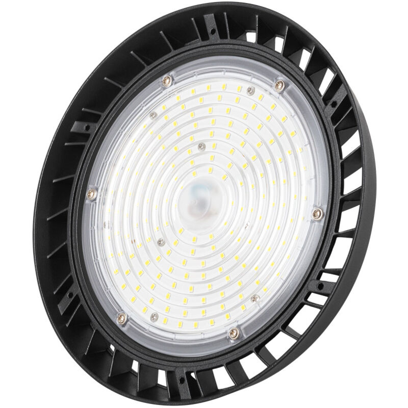 foto del prodotto greenice led high bay 100w 72w 96w 120w 18000lm dimmerabile lifud driver 1 10v philips chip cw 6000 k 90 1916 ns hb100w s cw 