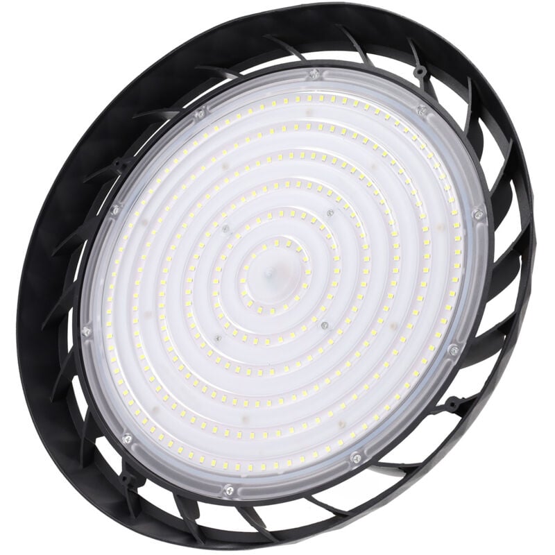 foto del prodotto greenice led high bay 200w 36.000lm 6000 k ip65 driver lifud flicker free dimmerabile 0 10v 100.000h 1916 hvufo200w h cw 