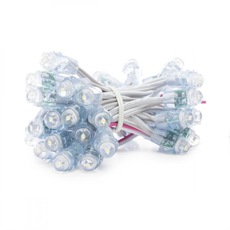 foto del prodotto greenice pixel led 0.1w 1.7lm 4200 k 12mm 5v epistar stringa 50 unit bianco 50.000h de pix 12 w 