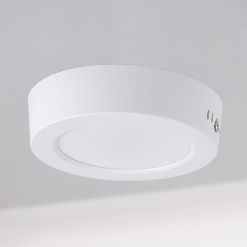 foto del prodotto greenice plafoniera led da soffitto 100lm w 6w 600lm 6000 k ip20 ho plc 6w 600lm cw 