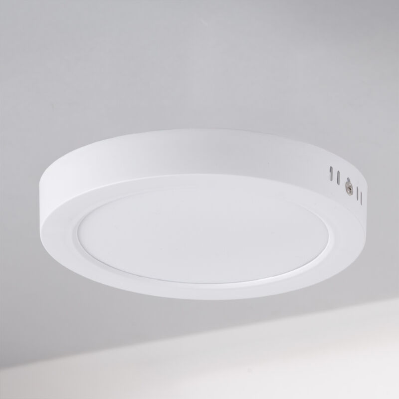 foto del prodotto greenice plafoniera led da superficie 100lm w 12w 1200lm 6000 k ip20 ho plc 12w 1200lm cw 