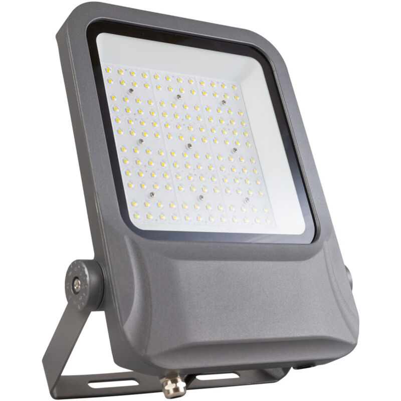 foto del prodotto greenice proiettore led 100w 18000lm 120 5000 k ip65 trasformatore moso 100.000h 1916 fl j 100w cw 