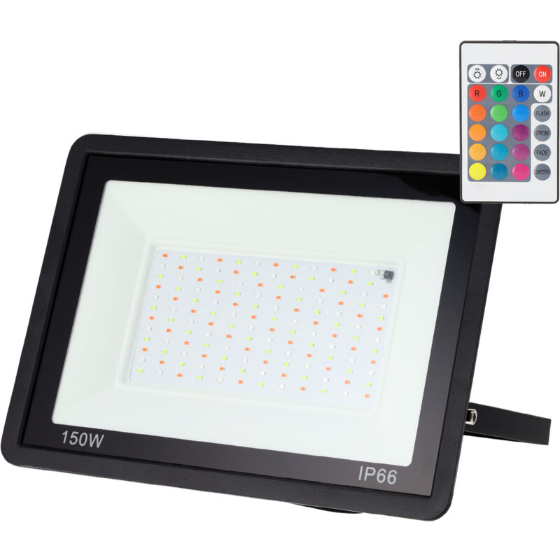 foto del prodotto greenice proiettore led rgbw con telecomando 150w ho icrgbfl 150w 
