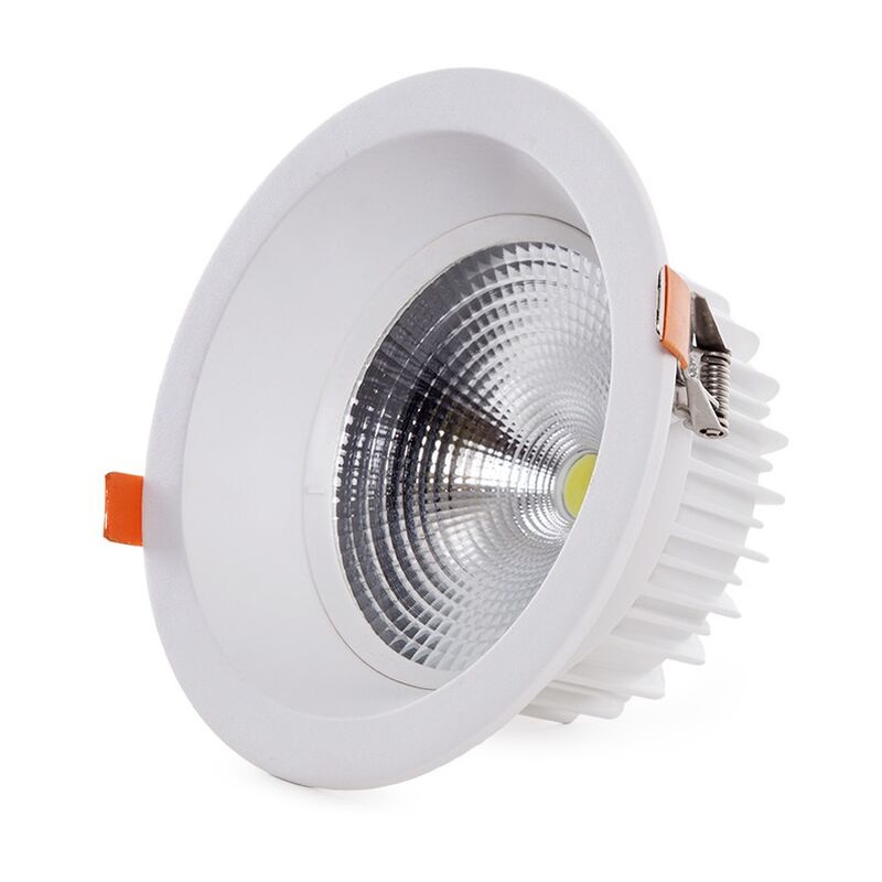 foto del prodotto greenice riflettore downlight circolare led 18w 1800lm 4200 k antiabbagliante ugr19 40.000h ho dl ad cob 18w w 