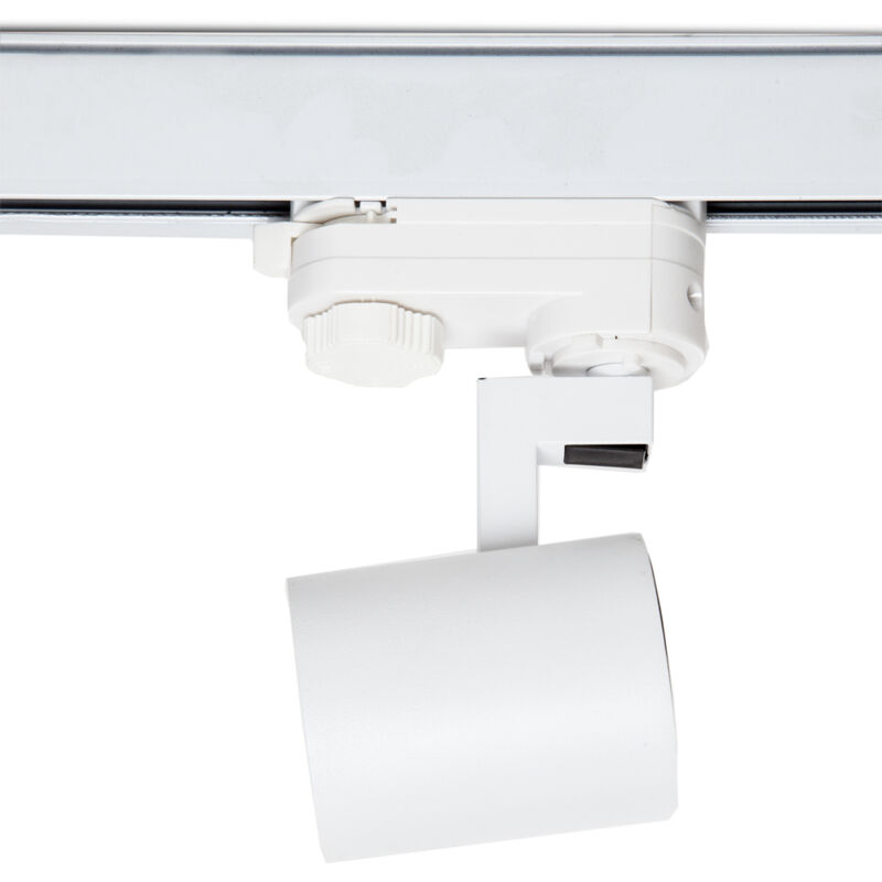 foto del prodotto greenice riflettore traccia trifase lumiastra 1xgu10 biancosenza lampadina