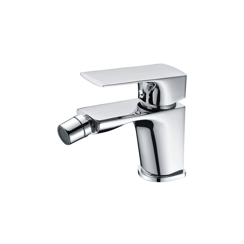 foto del prodotto greenice rubinetto del bidet con monocomando modello bali colore grigio finitura cromata imex 
