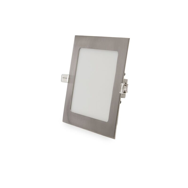 foto del prodotto greenice slimline downlight 12w 860lm 6000 k piazza nickel satinato 50.000h gl cl s12n cw 