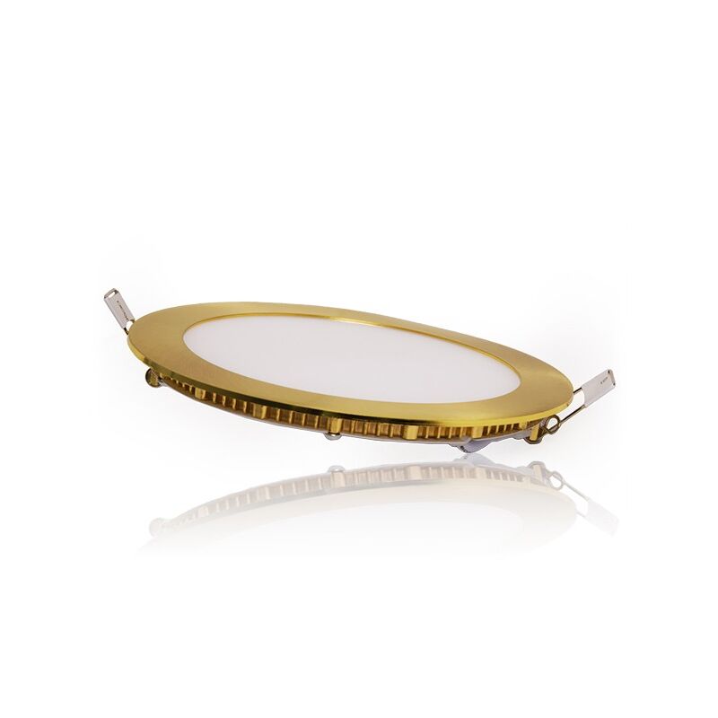 foto del prodotto greenice slimline downlight 18w 1.300lm 6000 k circolare oro 50.000h gl cl r18n g cw 