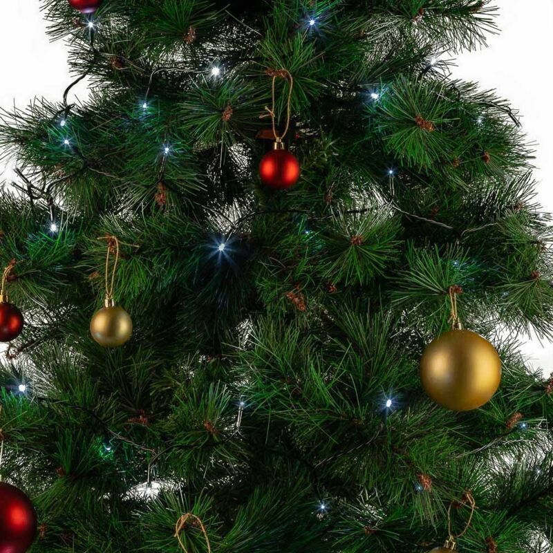 foto del prodotto greenice stringa di luce fata led all aperto 10m ho xmas 070 ip65 10m ww 